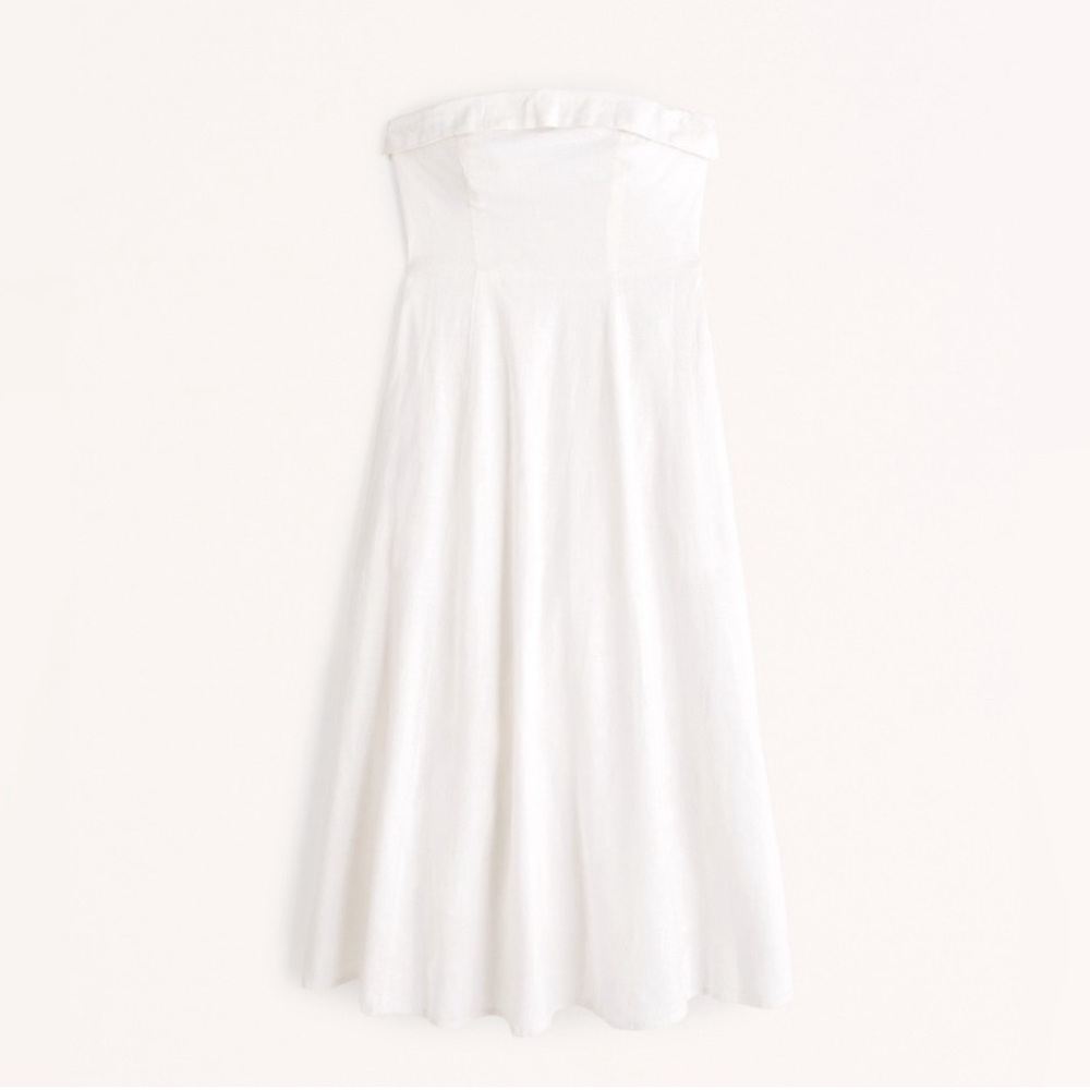 Abercrombie & Fitch linen midi dress
